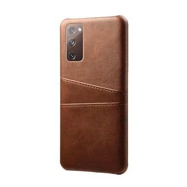 SKALO Samsung S20 FE PU-nahkainen Korttikotelo - Ruskea