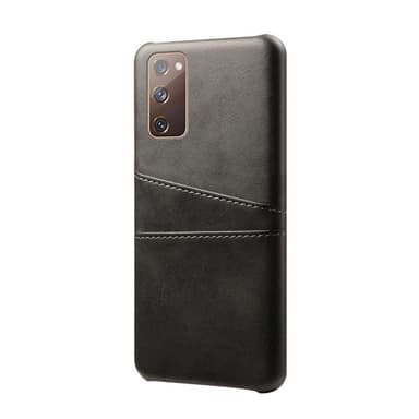 SKALO Samsung S20 FE PU-nahkainen Korttikotelo - Musta