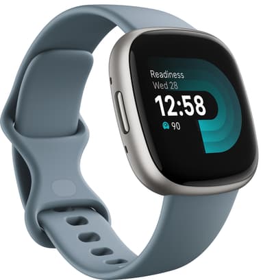 Fitbit Versa 4 älykello (Waterfall Blue/Platinum)
