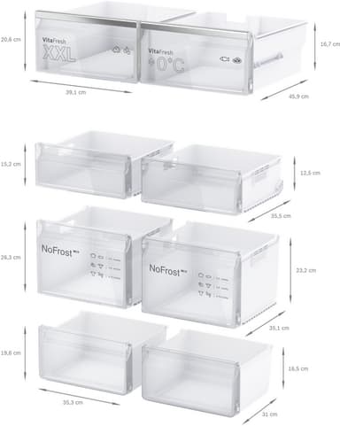 Bosch Serie 4 French Door KFN96APEA (inox-easyclean)