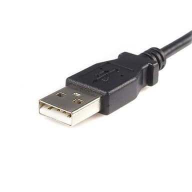 StarTech.com 0.5m USB A/microB, 0,5 m, USB A, Micro-USB B, USB 2.0, Uros/uros, Musta