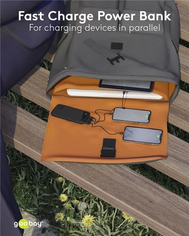 Goobay Pikalataus Powerbank 20 000 mAh (USB-C™ PD, QC 3.0)