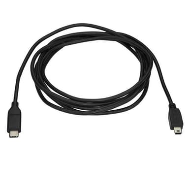 StarTech.com USB2CMB2M, 2 m, USB C, Mini-USB B, USB 2.0, 480 Mbit/s, Musta