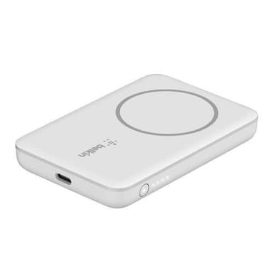 Belkin BPD002BTWH, 2500 mAh, Langaton lataaminen, 5 W, Valkoinen