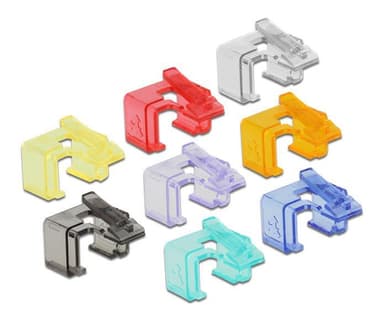 DeLOCK RJ45-liittimien korjausklemmari, 16-pakkaus, eri värejä