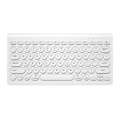 Mini Wireless Dual-mode Keyboard Bluetooth-näppäimistö Valkoinen