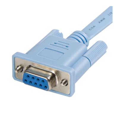 StarTech.com RJ45 till DB9 Cisco konsolhanteringsrouterkabel, 1,8 m - M/F, 1,8 m