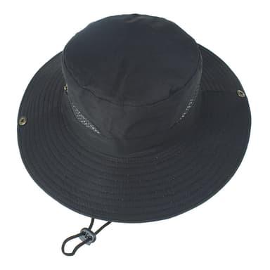 Kalastus hattu Musta