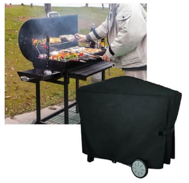 Grillin suojakansi Musta 112.4x64x95.6 cm