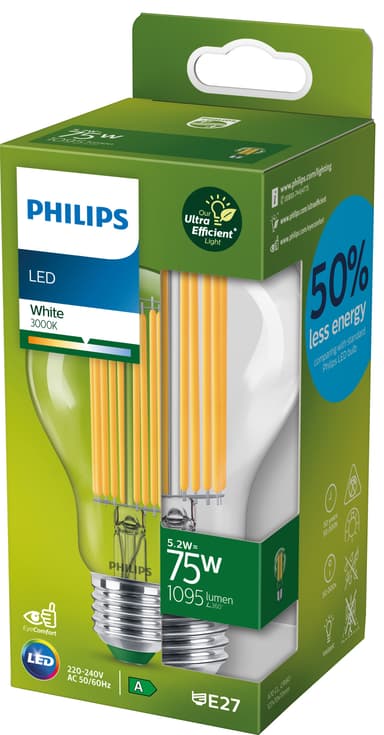 Philips LED lamppu 5,2 W E27