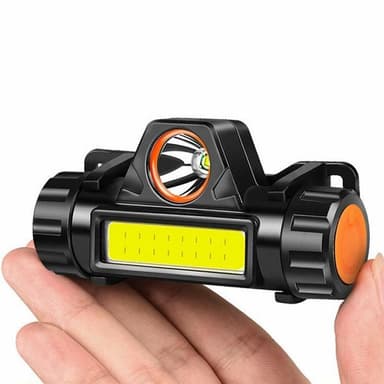Ladattava otsalamppu 1xQ5+1xCOB