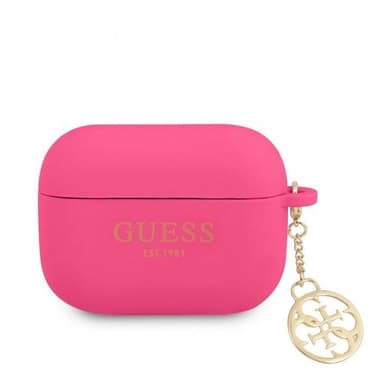 Guess AirPods Pro Kuori Classic Logo 4G Charm Harmaa