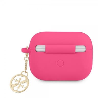 Guess AirPods Pro Kuori Classic Logo 4G Charm Harmaa