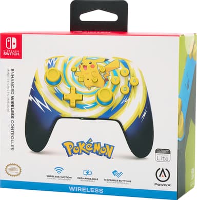 PowerA Enhanced Nintendo Switch langaton peliohjain (Pikachu)