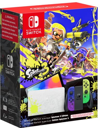 Nintendo Switch OLED pelikonsoli Splatoon 3 Edition