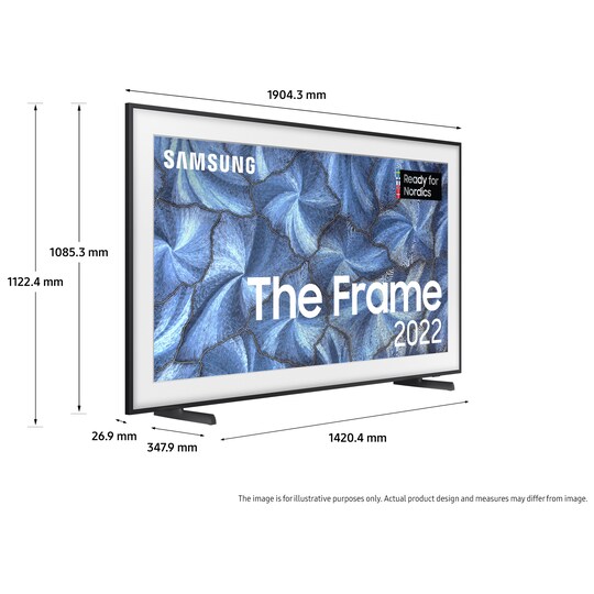 Samsung 85" LS03B The Frame 4K QLED älytelevisio (2022)