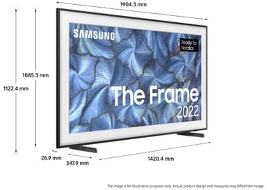 Samsung 85" LS03B The Frame 4K QLED älytelevisio (2022)