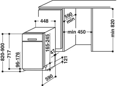 Whirlpool astianpesukone ADPU402WH (valkoinen)