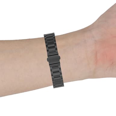Huawei Band 3/3 Pro / 4 Pro rannekoru 5 osaa musta