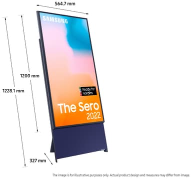 Samsung 43" LS05B The Sero 4K QLED älytelevisio (2022)