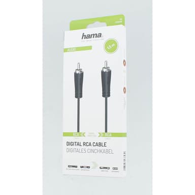 HAMA Cable Audio RCA-RCA Digital 1.5m