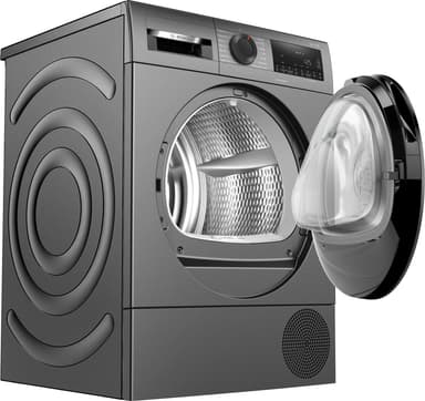 Bosch Serie 6 kuivausrumpu WQG245RASN (Raudanharmaa)