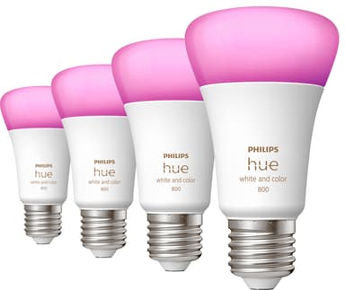 Philips Hue WCA A60 lamppu 6,5W E27 (4 kpl)