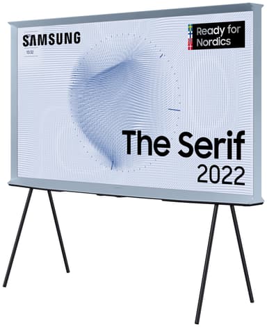 Samsung 65'' The Serif 4K QLED älytelevisio (2022, Cotton Blue)