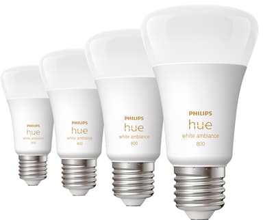 Philips Hue WA A60 lamppu 6W E27 (4 kpl)