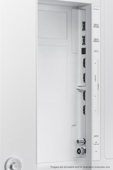 Samsung 50'' The Serif 4K QLED älytelevisio (2022, Cloud White)