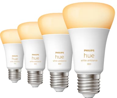 Philips Hue WA A60 lamppu 6W E27 (4 kpl)