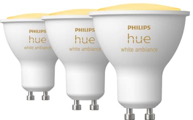Philips Hue WA lamppu 4,3W GU10 (3 kpl)
