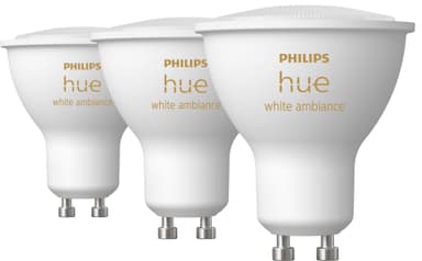Philips Hue WA lamppu 4,3W GU10 (3 kpl)