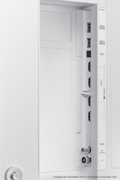 Samsung 65'' The Serif 4K QLED älytelevisio (2022, Cloud White)