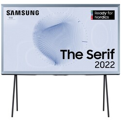 Samsung 55   The Serif 4K QLED älytelevisio (2022, Cotton Blue)