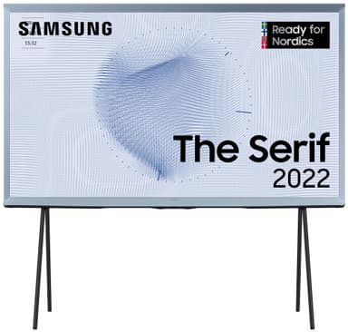 Samsung 65'' The Serif 4K QLED älytelevisio (2022, Cotton Blue)