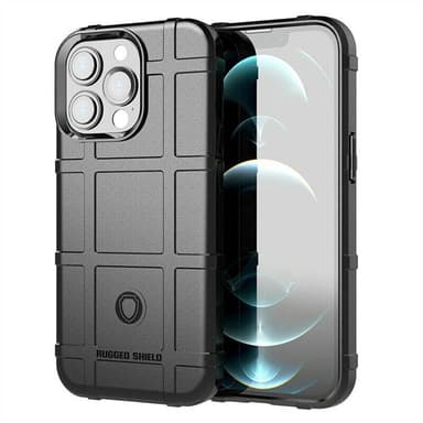 Rugged Shield suoja, jos Apple iPhone 13 Pro (6.1 ")  - musta