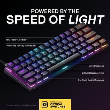 SteelSeries Apex 9 Mini pelinäppäimistö
