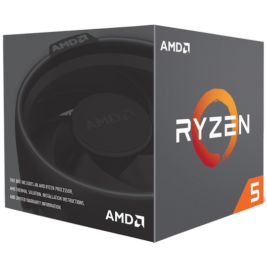 AMD Ryzen™ 5 1600 prosessori (box)
