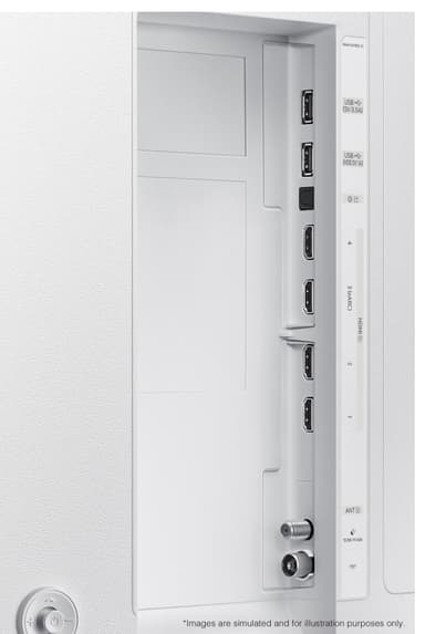 Samsung 43'' The Serif 4K QLED älytelevisio (2022, Cloud White)