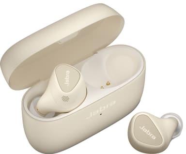 Jabra Elite 5 täysin langattomat in-ear kuulokkeet (kultabeige)