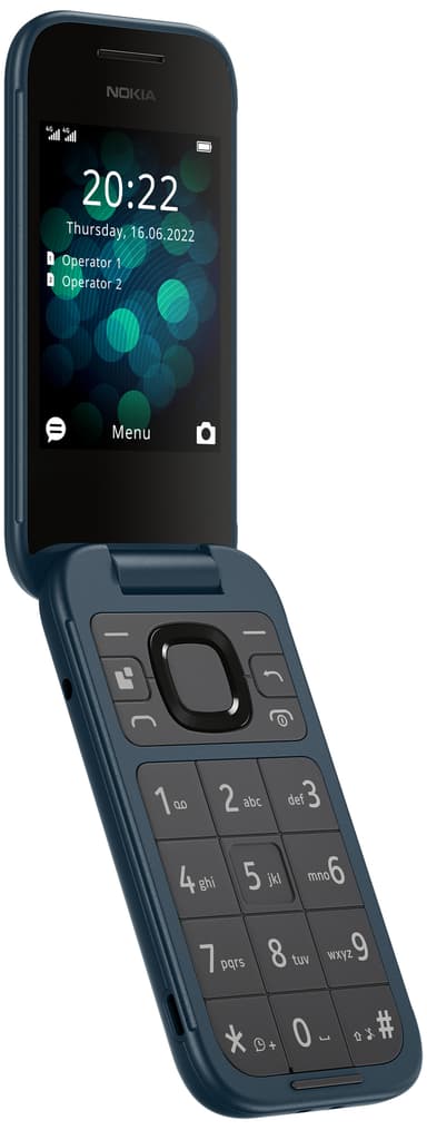 Nokia 2660 Flip matkapuhelin (sininen)