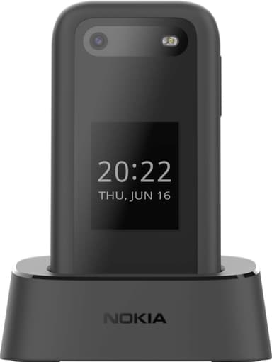Nokia 2660 Flip matkapuhelin (musta)
