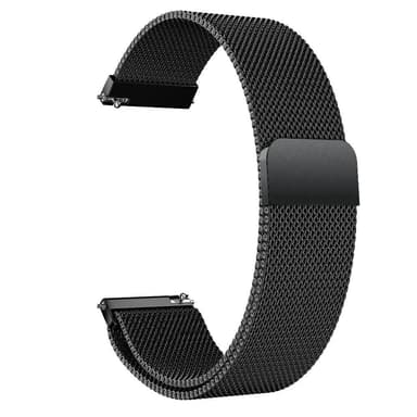 SKALO Milanese Loop to Huawei Watch GT Runner - Musta