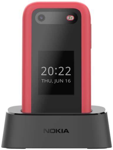 Nokia 2660 Flip matkapuhelin (punainen)