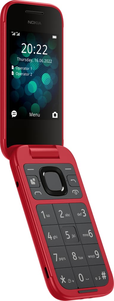 Nokia 2660 Flip matkapuhelin (punainen)