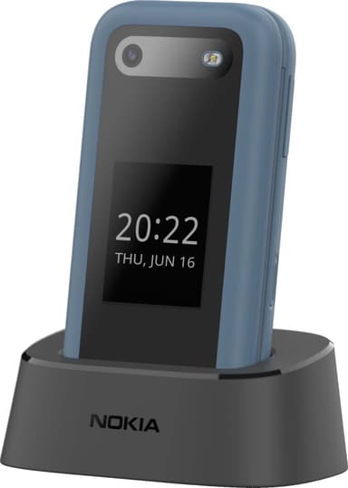 Nokia 2660 Flip matkapuhelin (sininen)