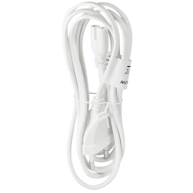 Laitekaapeli Euro - C7 Valkoinen 1,8 m