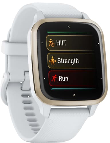 Garmin Venu Sq 2 älykello (White & Cream Gold)