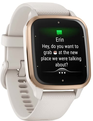 Garmin Venu Sq 2 Music älykello (Ivory & Gold)